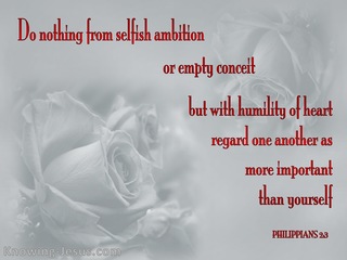Philippians 2:3 Do Nothing From Selfish Ambition (gray)